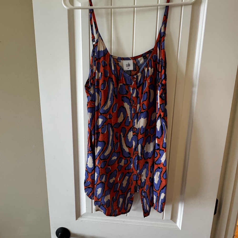 Chic Women's Multicolor Patterned Top
